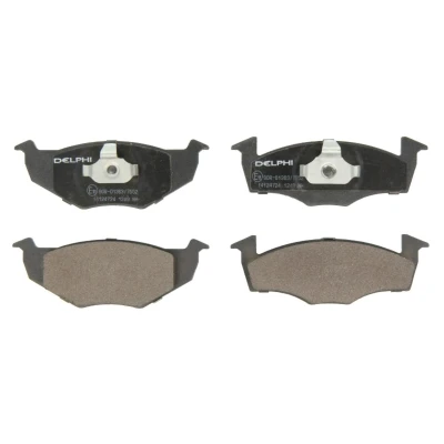 Imagen de DELPHI LP1249 Juego de pastillas freno no preparado para indicador desgaste Chapa antichirridos sin accesorios VOLKSWAGEN: GOLF 3