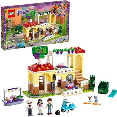 Imagen de LEGO Friends Restaurante de Heartlake City Nuevo juguete construcción Edificio con mini muñecas, incluye Scooter (41379)