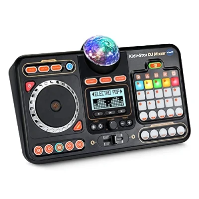 Imagen de VTech KidiStar Mezclador DJ, Color Negro, 0 (80 547300)