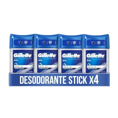 Imagen de Gillette Clear Gel Desodorante Antitranspirante Arctic Ice Para Hombre, 4 x 70 ml