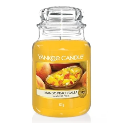 Imagen de Yankee Candle vela grande y aromatica, Mango Peach Salsa, 623 gr