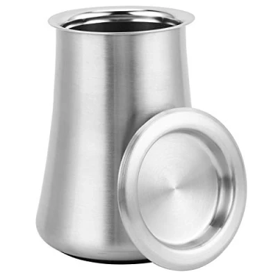 Imagen de tamiz de café acero inoxidable 304, empujado a mano para el hogar, polvo fino café, accesorios prácticos café(1#)