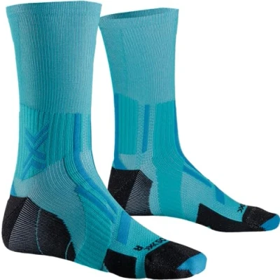 Imagen de X Socks Trailrun Perform Crew, Calcetines, Unisex adulto, Lake Green/Sunset Blue, 45 47