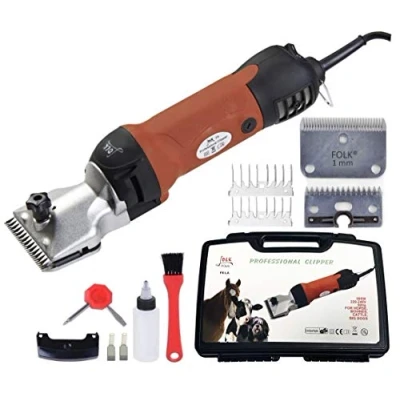 Imagen de Folk Esquiladora peladora FL8B Caballo 500W Cabezal Lister Pro Caballos, mulos, Perros, Gatos. Recomendada (B Mas Cuchilla y Peine 1 mm)