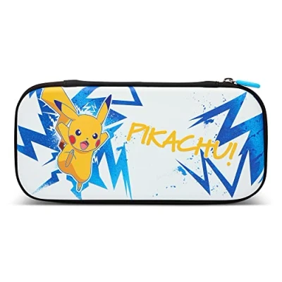 Imagen de Estuche Travel Pro Slim de PowerA para Nintendo Switch (modelo OLED), y Lite Pikachu High Voltage