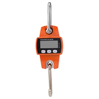 Imagen de Mini Balanza Digital LCD Portátil para Colgar 300 kg con Gancho