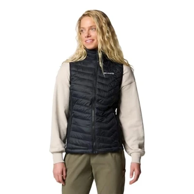 Imagen de Columbia Powder PASS Hybrid VEST Chaleco, Mujer, Talla: Medium, Black
