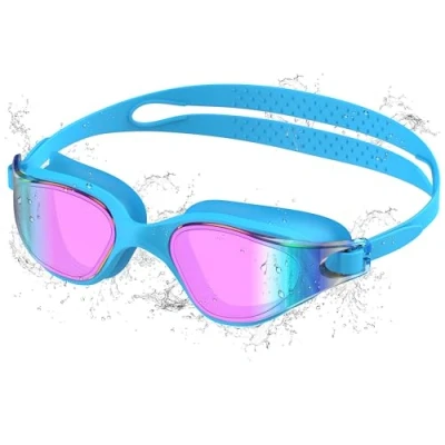 Imagen de Ambienden Gafas Natacion Hombre Mujer Para Adultos Lentes Antivaho HD, ProteccióN UV, Impermeables, Aptas Entrenamiento, CompeticióN Y Piscina Unisex Con Ajuste Seguro BL