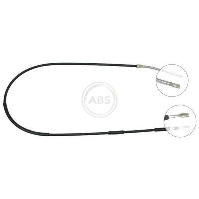 Imagen de A.B.S. K10985 Cable de Freno Mano 1617 Tambor para dirección izquierda/derecha