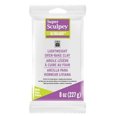 Imagen de Sculpey Super Arcilla polimérica, Blanco, 8 oz (227 g)