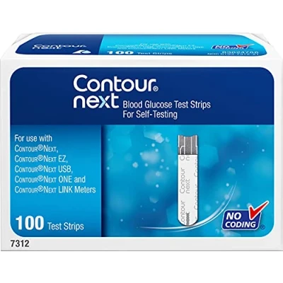Imagen de Bayer Contour Next Tiras de prueba glucosa en sangre, 100 Ea