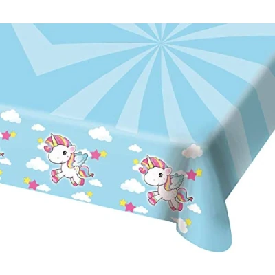 Imagen de Folat B.V. Mantel de unicornio, estampado, Multicolor, 130 x 80 cm (65043)