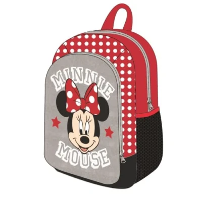 Imagen de Mickey &amp; Minnie Mochila escolar para niños, Talla: One Size, Rot