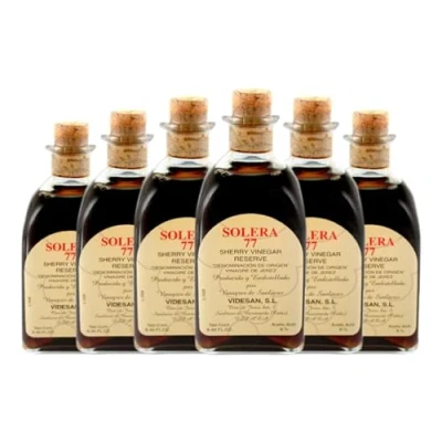 Imagen de Vinagre Solera 77 Jerez Xérès Sherry Reserva Botellín 25 cl (Caja de 6 cl)