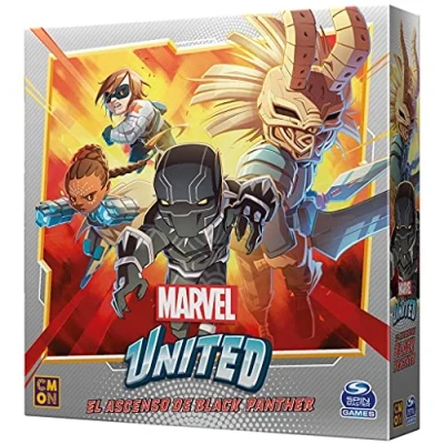 Imagen de CMON Marvel United: El ascenso De Black Panther Expansión Juego Cooperativo Estrategia para Adultos y Familias a Partir 10 Años 1 4 Jugadores 40 Minutos por Partida Español