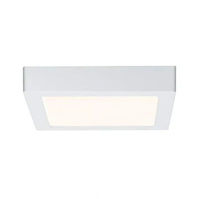 Imagen de Paulmann 706.45 Panel LED WallCeiling Lunar 225x225 mm 15,4 W 230 V blanco mate aluminio 70645 Plafón de superficie luminaria techo