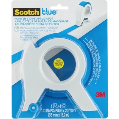 Imagen de ScotchBlue TA3 SB ESF Aplicador de Cinta, Blanco, 1.41&quot; Width