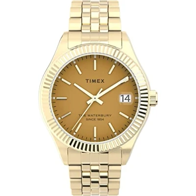 Imagen de Timex Reloj Analógico para Mujer de Cuarzo con Correa en Acero Inoxidable TW2V31800