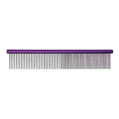Imagen de Groom Professional Spectrum Aluminium Kamm 50/50 Violett 25 cm