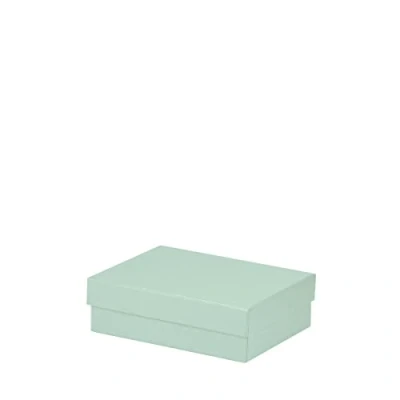Imagen de Rössler Papier 13401453655 Caja rectangular de cartón Boxline, 140 x 190 60 mm, Menta, 1 unidad