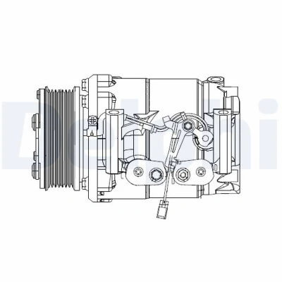 Imagen de DELPHI CS20492 compresor de Aire Acondicionado Scroll type PAG 46 con aceite HONDA: CR V 2 norauto, oscaro, mister auto