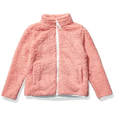Imagen de Amazon Essentials Chaqueta de Forro Polar Sherpa con Cremallera Completa Niña, Malva, 11 12 años
