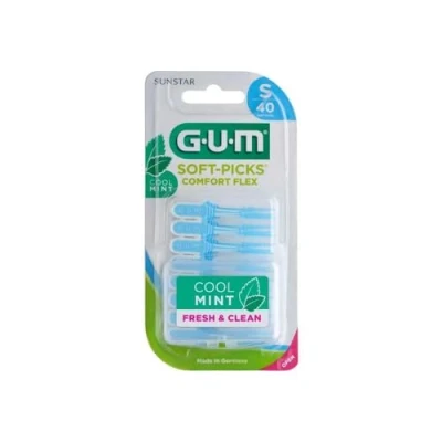 Imagen de Gum Scovolino Soft Picks Comfort Flex Cool Mint Small, 40 scovolini