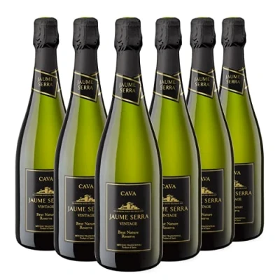 Imagen de Jaume Serra Reserva Cava Vintage Brut Nature Reserva, Cabernet sauvignon Caja de 6 Botellas x 750 ml