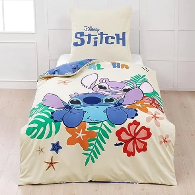 Imagen de MTOnlinehandel Stitch Aloha &amp; Lilo Juego de ropa cama infantil (135 x 200 cm, 80 2 piezas)