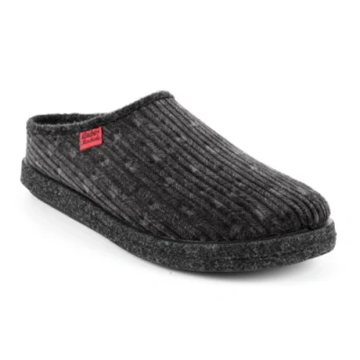 Imagen de Andrés Machado Zapatillas de Estar por casa para Hombre y Mujer Pantuflas AM001 Slippers Unisex Adulto Suela Goma Vulcanizada Resistentes Antideslizante. Talla 50 EU Gris