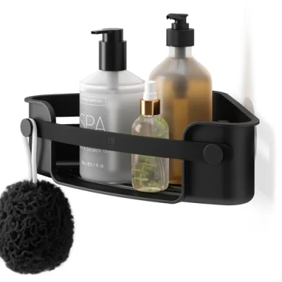 Imagen de Umbra Cesta esquinera Adhesiva, Negro, One Size