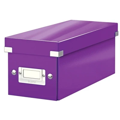 Imagen de Leitz Caja para guardar CD, Púrpura, Click and Store, 60410062