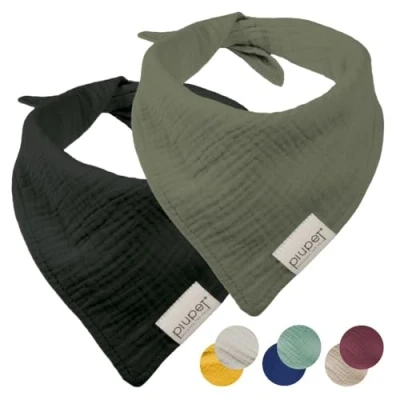 Imagen de PiuPet® Bandana Perro (S) I 58x40x40cm Set de 2 Bandanas para Perros con Estilo Grandes y pequeños Ropa Accesorios