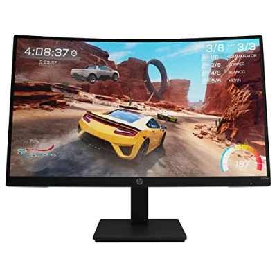 Imagen de HP X27qc Monitor Gaming de 27&quot; Quad HD (2560 x 1440 a 165Hz, VA, Curvatura 1500R, 16:9, 1ms, HDMI, Low Blue Light, Antirreflectante, AMD Freesync Premium, Compatible con Consolas) Negro