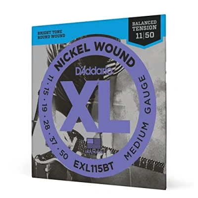 Imagen de D&#039;Addario EXL115BT 11 50 Balanced Tension Regular Light Nickel Wound Electric Guitar Strings
