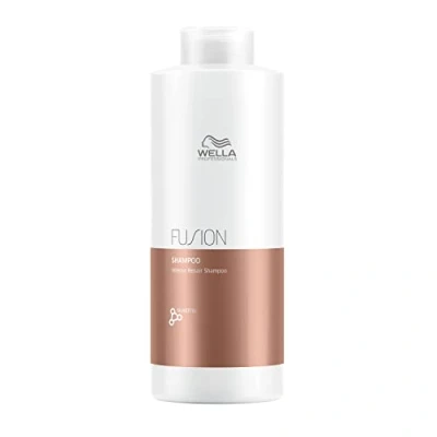 Imagen de Wella Professionals Fusion Champú de Reparación Intensa Tratamiento Hidratante para Cabello Seco y Dañado Brillo anti roturas 1L