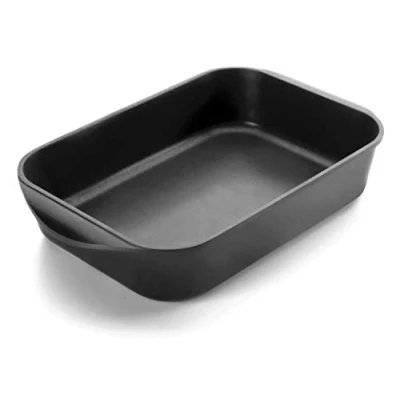 Imagen de Lacor 25534 Rustidera Aluminio Para Inducción, 34x28 Negro