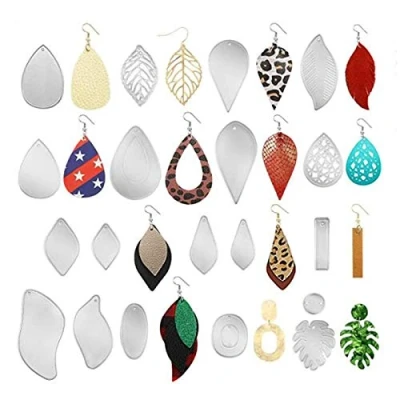 Imagen de Juego de 19 pendientes metal troquelado, troqueles corte para hacer tarjetas, troquelado álbumes recortes, bricolaje, tarjetas papel, decoración manualidades