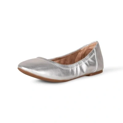 Imagen de Amazon Essentials Bailarinas Belice Mujer, Plateado, 42 EU