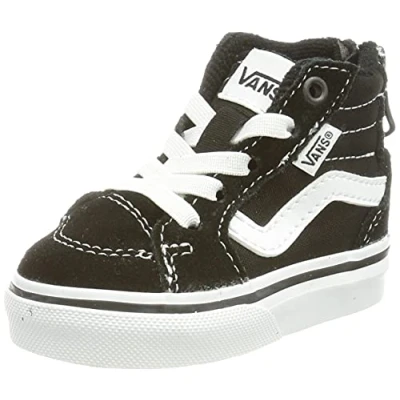 Imagen de Vans Filmore Hi Zip, Zapatillas Unisex niños, Negro (Suede/Canvas/Black/White), 26 EU