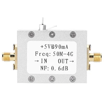 Imagen de Módulo Amplificador de RF 50M 4GHz Bajo Ruido 0.6dB LNA Receptor Señal Ganancia Alta Linealidad 110dBm APM Board para FM HF VHF/UHF Ham Radio