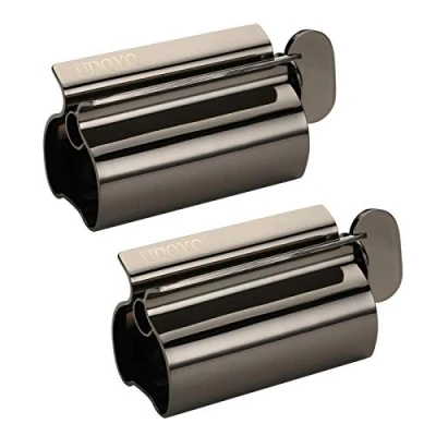 Imagen de Exprimidor de pasta dientes tubos metal acero inoxidable UDQYQ soporte para asiento (2)