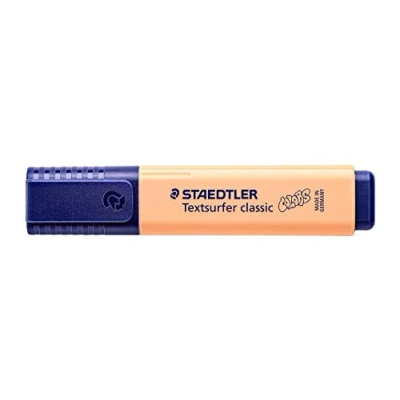 Imagen de Staedtler 364 C405 Textsurfer Classic Pack de 10 Rotuladores fluorescente, Naranja Melocotón