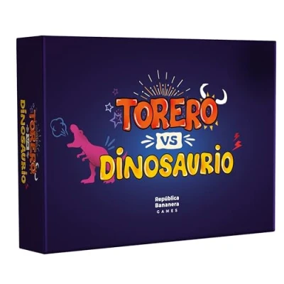 Imagen de Torero vs Dinosaurio Juego de Cartas en español GANA a Tus Amigos una Surrealista Batalla genios Juegos Mesa Party