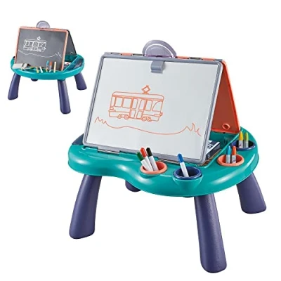 Imagen de UNVI Pizarra DE PLÁSTICO XL 2 EN 1 TACHAN niños, Multicolor (709T00638)