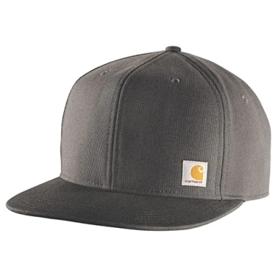 Imagen de Carhartt Men&#039;s Ashland Flat Brim Cap, Gravel, OFA