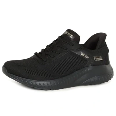 Imagen de Skechers Wide Fit BOBS Squad Chaos Zapatillas, Mujer, Talla: 37.5, Black Zapatos