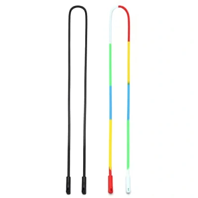 Imagen de JM 2 Pack Colgante para Gafas Cordón de Silicona Impermeable Apto Hombre Mujer o Niños Negro &amp; Color