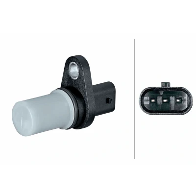 Imagen de HELLA 6PU 358 381 061 Sensor de Cigueñal 3polos Hall con junta tórica VOLKSWAGEN: Golf 7