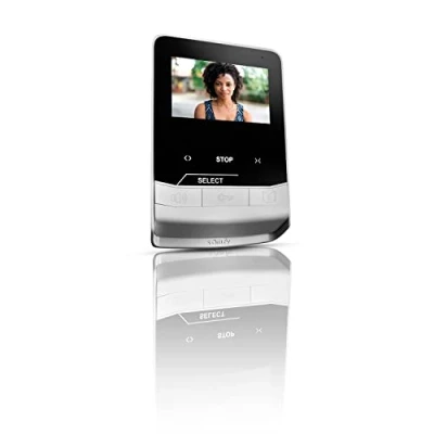 Imagen de Somfy 1870536 Monitor v100+, Videoportero 2 hilos, Pantalla a color de 11cm compacta y moderna, con control 5 canales RTS para persianas
